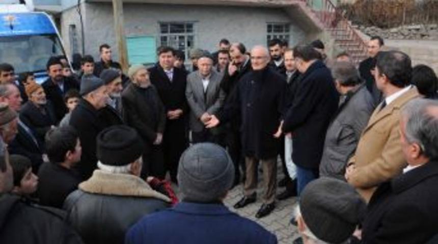 B&uuml;y&uuml;kşehir Belediye Başkanı Yılmaz'dan K&ouml;y Ziyareti