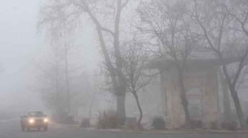 Edirne'de Yoğun Sis