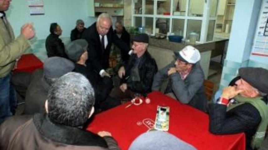 Mhp&rsquo;nin Efeler Adayı Taner, Teşkilat Ziyaretlerini S&uuml;rd&uuml;r&uuml;yor