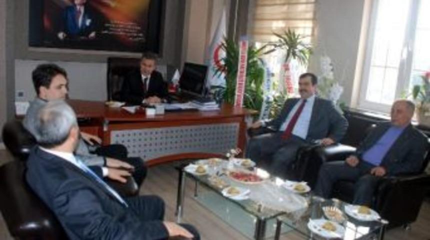 Ak Partili Vekil Erdem&rsquo;den Sağlık M&uuml;d&uuml;r&uuml; &Ccedil;etin&rsquo;e 'hayırlı Olsun' Ziyareti