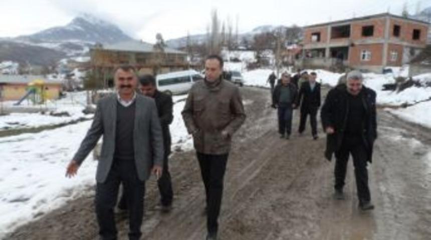 Pervari Kaymakamı Kahraman K&ouml;ylerde İncelemede Bulundu