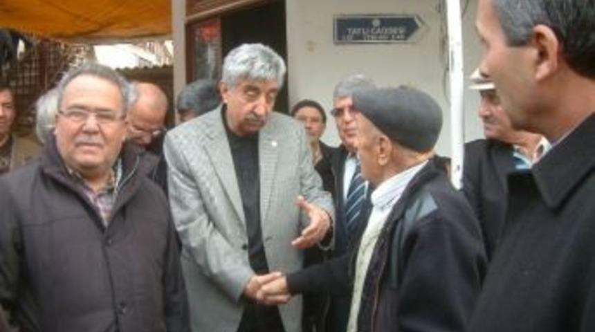 Sami S&ouml;zat, Burhaniye&rsquo;de Ziyaretlerde Bulundu