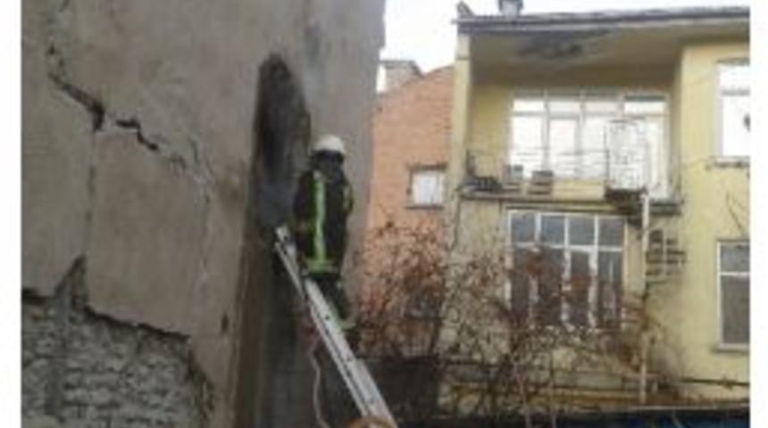 K&uuml;tahya'da Baca Yangını