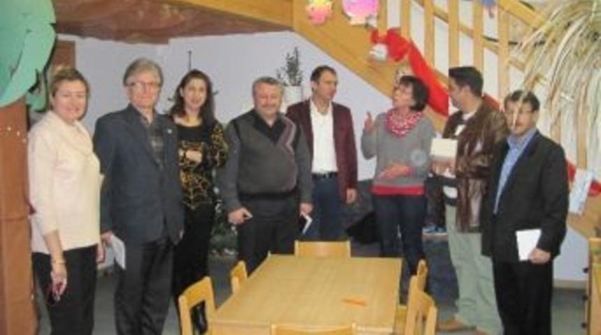 Almanya'ya Giden G&ouml;k&ccedil;ebey Heyeti İl&ccedil;eye G&ouml;nd&uuml;