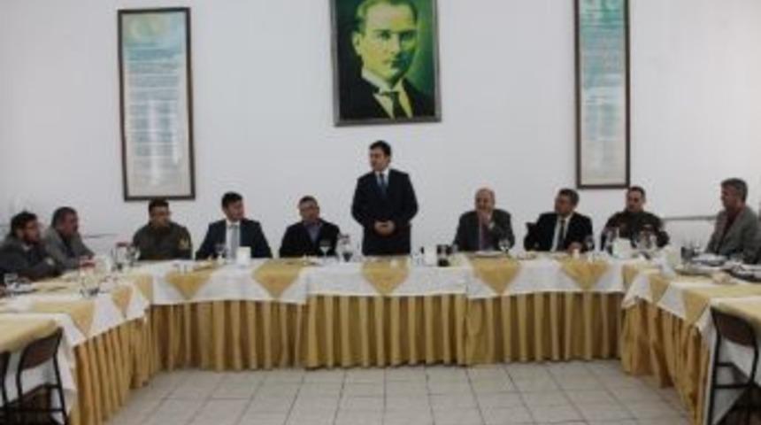 İn&ouml;n&uuml; Kaymakamı Koşal'a Veda Yemeği