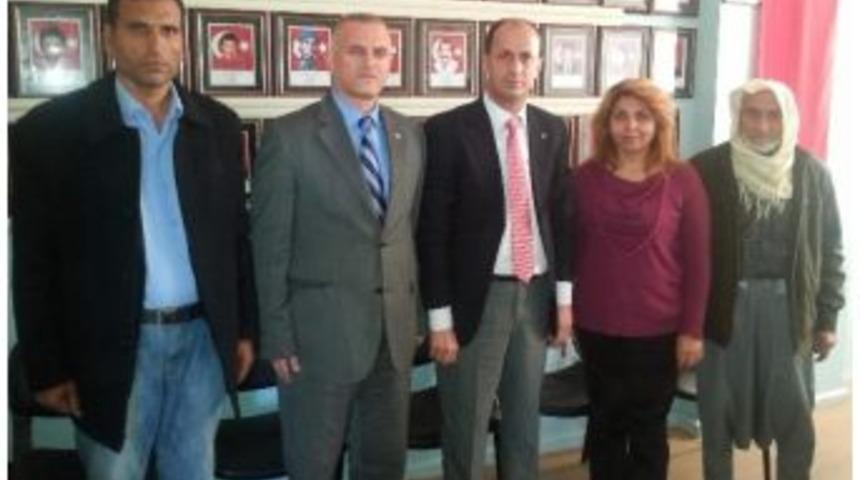 Şehit Gazi Şube M&uuml;d&uuml;rl&uuml;ğ&uuml;&rsquo;nden Şehit Aileleri Derneği'ne Ziyaret