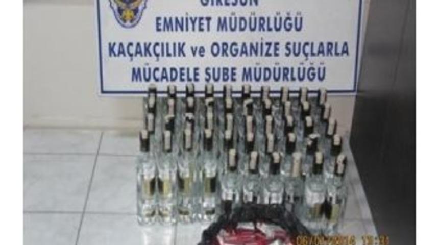 Giresun&rsquo;da Ruhsatsız Silah Ve Ka&ccedil;ak İ&ccedil;ki İle Sigara Ele Ge&ccedil;irildi