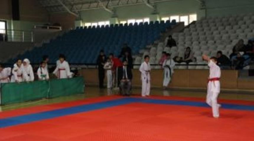 Yıldızlar Ve K&uuml;&ccedil;&uuml;kler Karate M&uuml;sabakaları Yapıldı