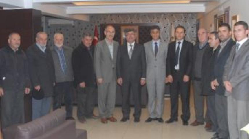 Belediye Başkanı Akdoğan'a Şehit Ailelerinden Ziyaret