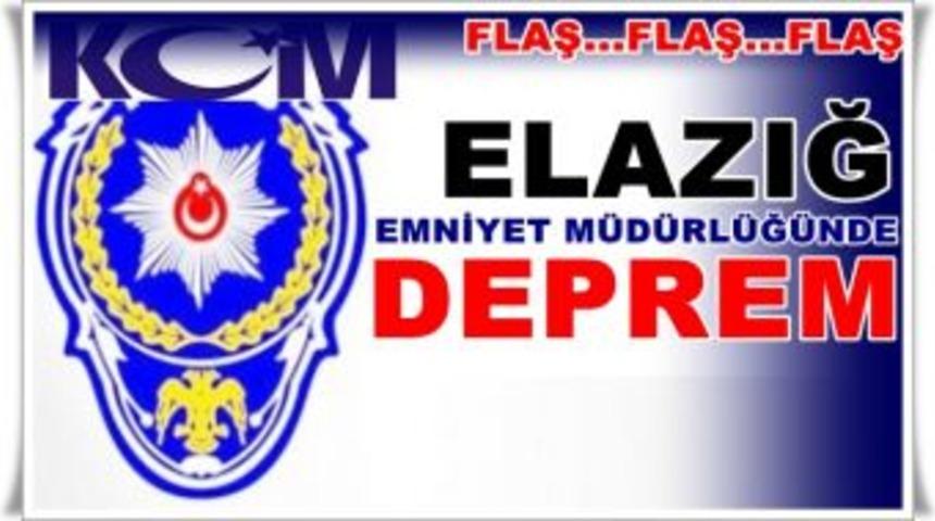 Elazığ Emniyetinde Bir M&uuml;d&uuml;r G&ouml;revinden Alındı