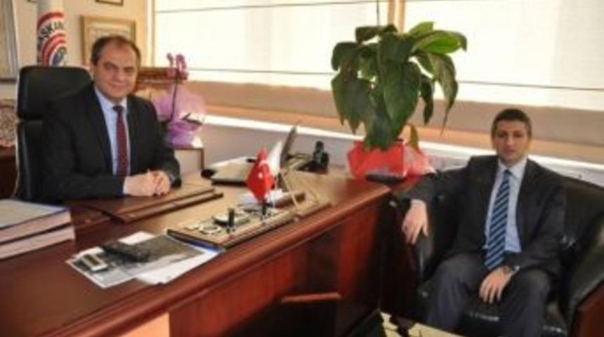 Gen&ccedil;lik Spor İl M&uuml;d&uuml;r&uuml; Cengiz Mete'den Başkan Dalgı&ccedil;'a Ziyaret