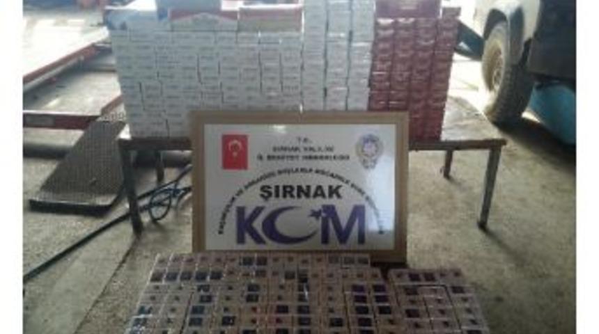 Şırnak&rsquo;ta 12 Bin 800 Paket Ka&ccedil;ak Sigara Ele Ge&ccedil;irildi