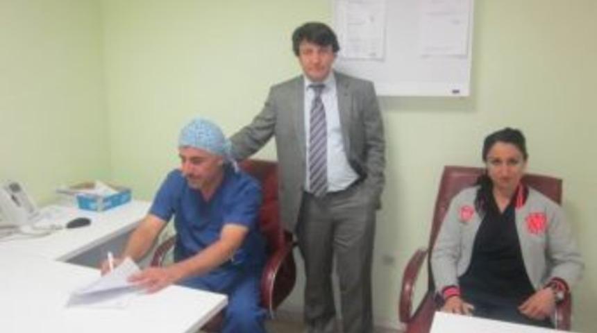 T&uuml;rk Sağlık-sen Y&ouml;neticilerinden Hastane Triaj Servisine Ziyaret