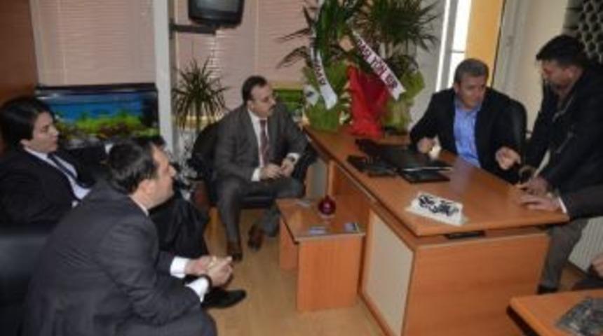 Ak Parti Tekirdağ B&uuml;y&uuml;kşehir Belediye Başkan Adayı Mustafa Yel'den Pazarcılar Odasına Ziyaret