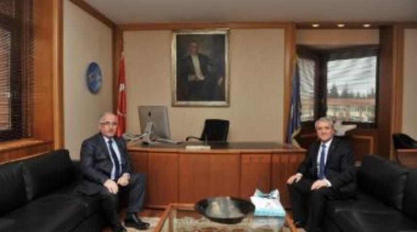 Vali Tuna&rsquo;dan Rekt&ouml;r G&uuml;ndoğan&rsquo;a Hayırlı Olsun Ziyareti