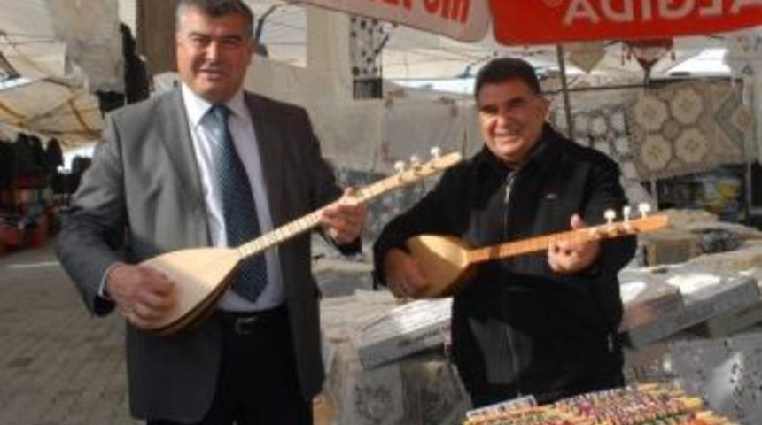 Chp'li Başkan Adayı Saz'a Dayanamdı