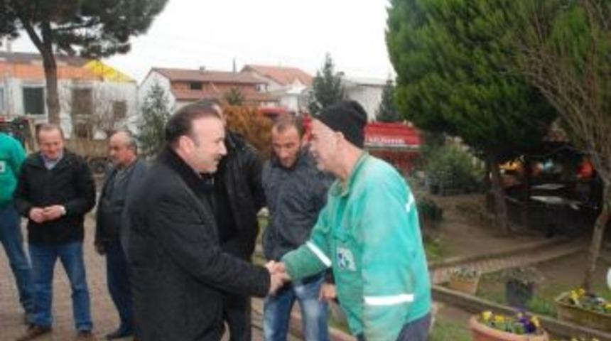 Başkan Doğan Fidanlığı Ziyaret Etti