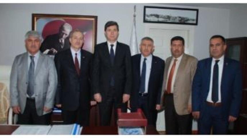 Atb Y&ouml;netiminden Defterdar Metin Otak&rsquo;a Ziyaret