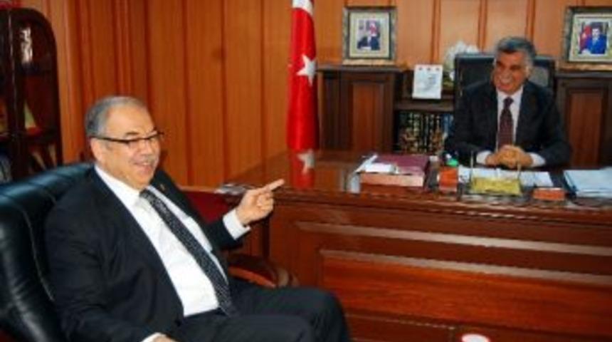 Büyükaslan Ve Kutlu Bir Araya Geldi