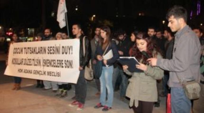 Cezaevindeki &Ccedil;ocuklara İşkence İddiaları Protesto Edildi
