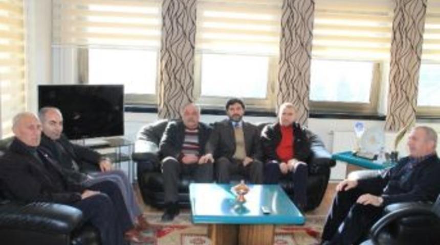 Hacı Bektaş-ı Veli Anadolu K&uuml;lt&uuml;r Vakfı&rsquo;ndan Başkan &Ccedil;akır&rsquo;a Ziyaret