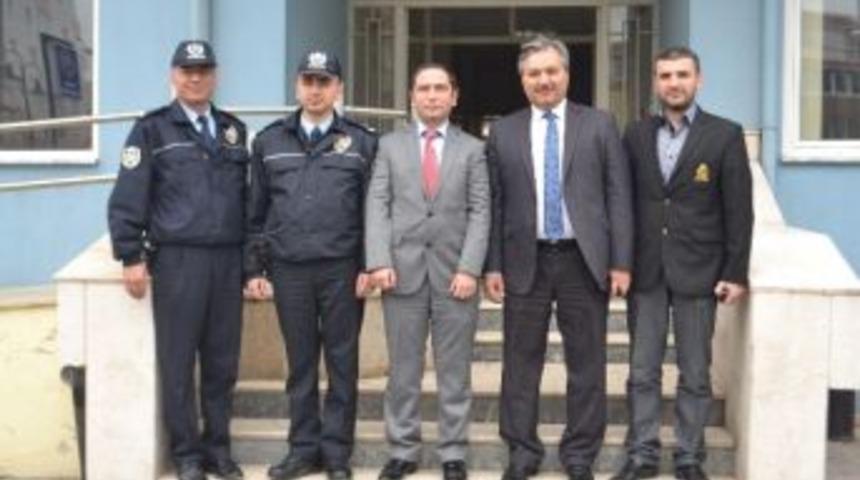 Tekirdağ İl Emniyet M&uuml;d&uuml;r&uuml; Yılmaz&rsquo;dan, Kayaoğlu Ve Tuncel&rsquo;e Hayırlı Olsun Ziyareti