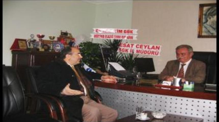 SGK M&uuml;d&uuml;r&uuml; Ceylan FHGC'yi Ziyaret Etti