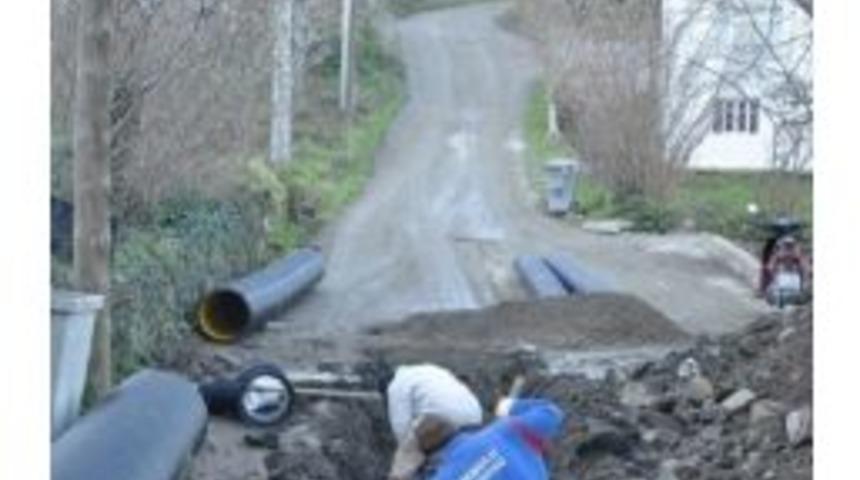 İnebolu&rsquo;da C&uuml;n&uuml;rye Mahallesi'nde Alt Yapı &Ccedil;alışması