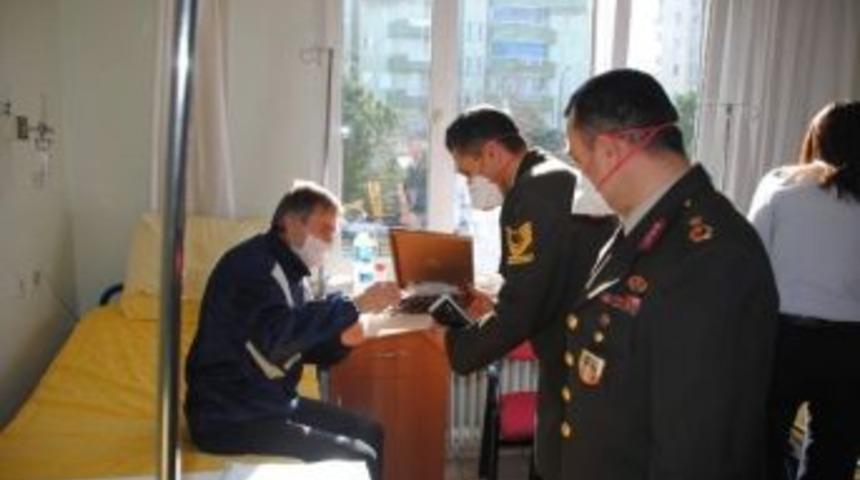 Jandarmadan Verem Hastalarına Ziyaret