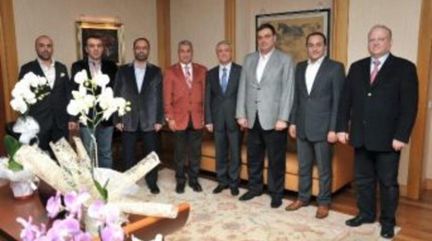 M&uuml;siad&rsquo;tan Rekt&ouml;r Prof. Dr. G&uuml;ndoğan&rsquo;a Hayırlı Olsun Ziyareti