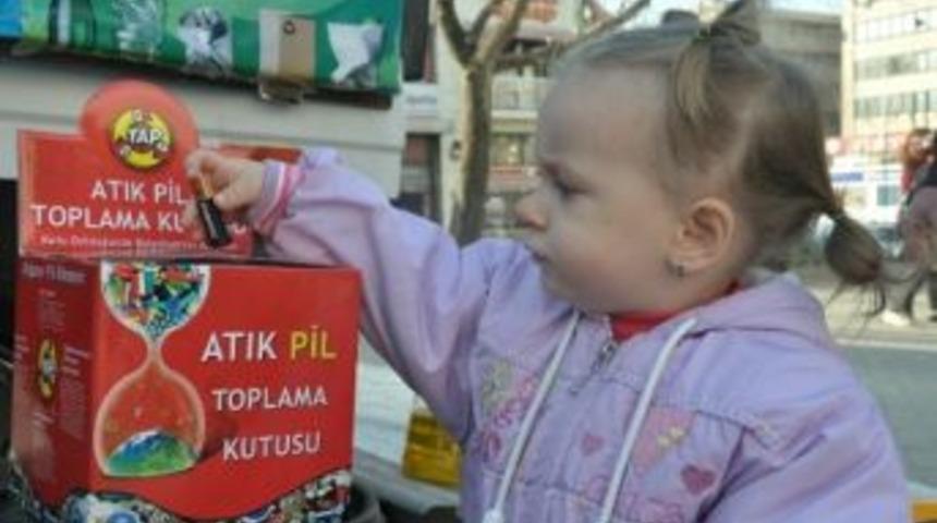 Atık Pillerini Getir, Hediyeni G&ouml;t&uuml;r