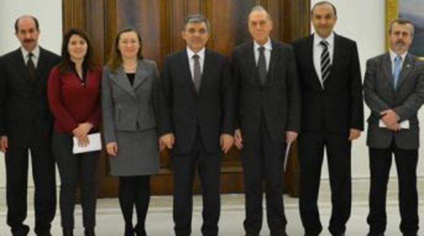 T&uuml;rk Tabipler Birliği Merkez Konseyi Heyeti &Ccedil;ankaya K&ouml;şk&uuml;'nde