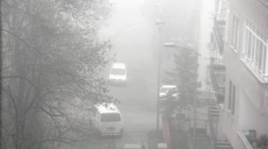Bartın'da Sis Etkili Oldu