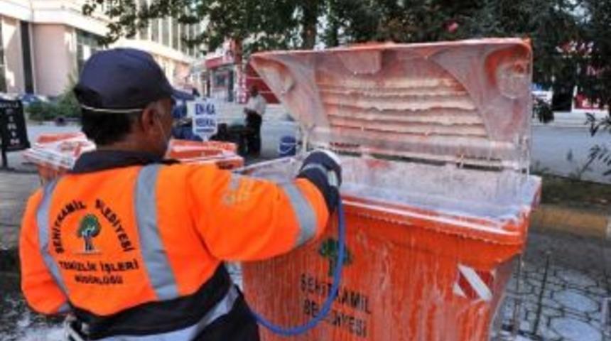 Şehitkamil Belediyesinden Temizlikte Farklı Uygulama