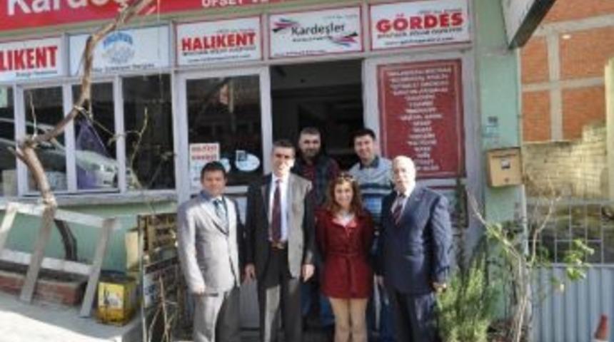 Kaymakam Yal&ccedil;ın Sezgin Basın Mensuplarını Ziyaret Etti