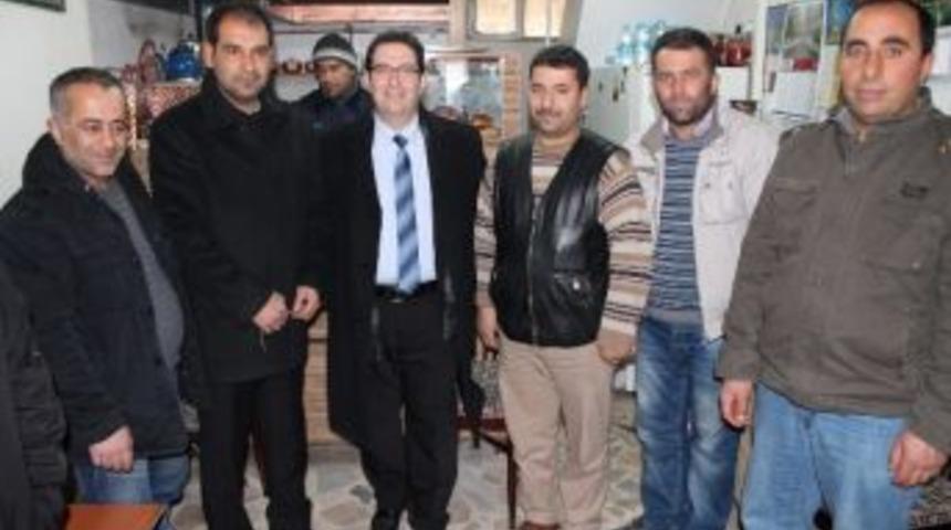 Ak Parti Başkan Adayı Yazgı Esnafları Ziyaret Etti