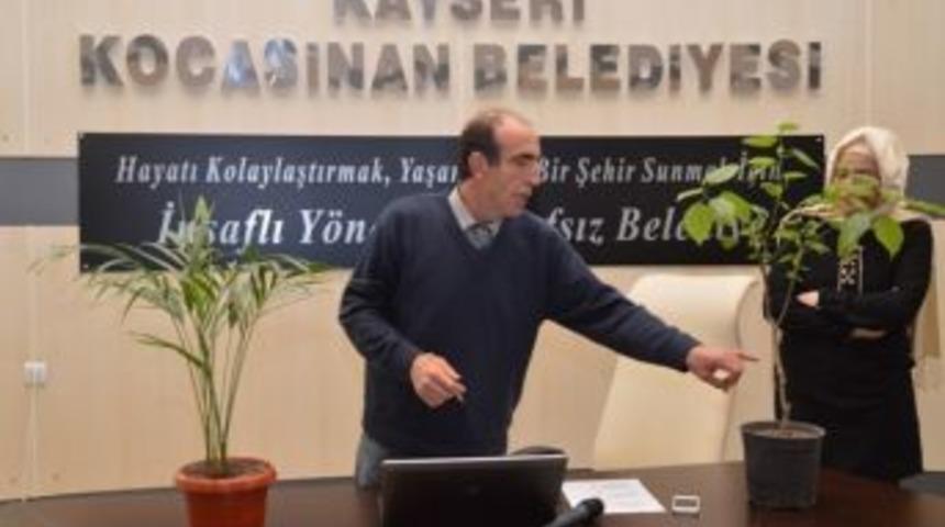 Kocasinan'dan Kışın Park Personeline Ağa&ccedil; Eğitimi