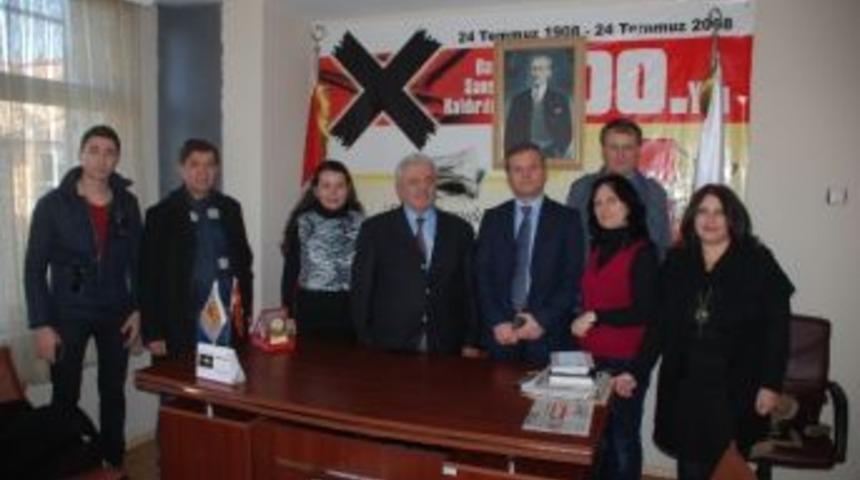 Ereğli Emniyet M&uuml;d&uuml;r&uuml; &Ouml;zgen, Gazetecileri Ziyaret Etti