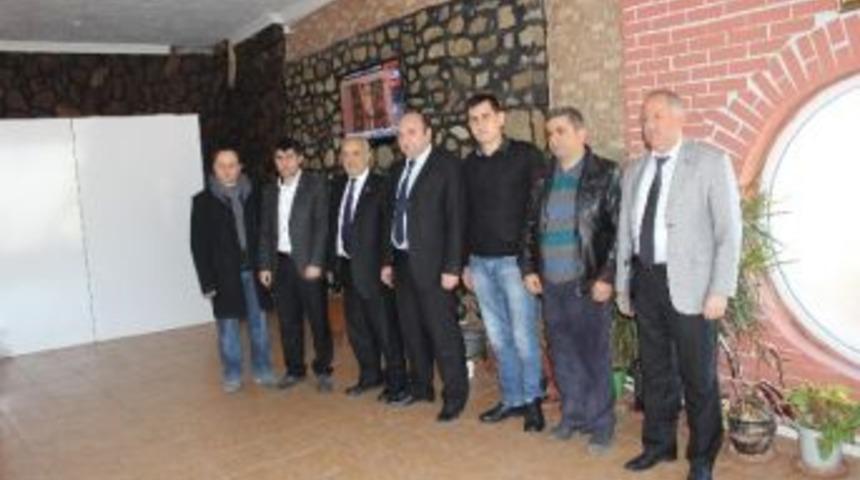 Kaymakam &Ccedil;akıcı Ve Belediye Başkanı Isıkan, Basın Mensuplarıyla Buluştu