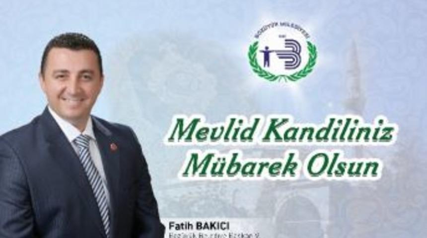 Bakıcı'nın Mevlid Kandili Mesajı