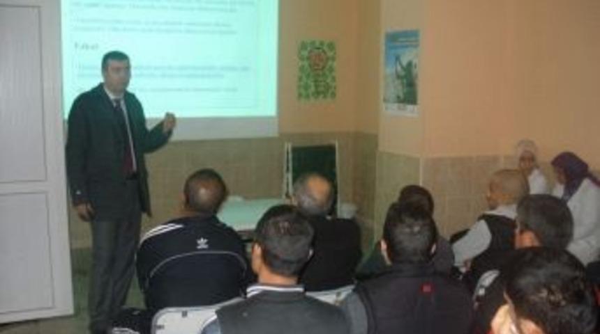 Bolvadin Cezaevindeki H&uuml;k&uuml;ml&uuml;lere Verem Semineri