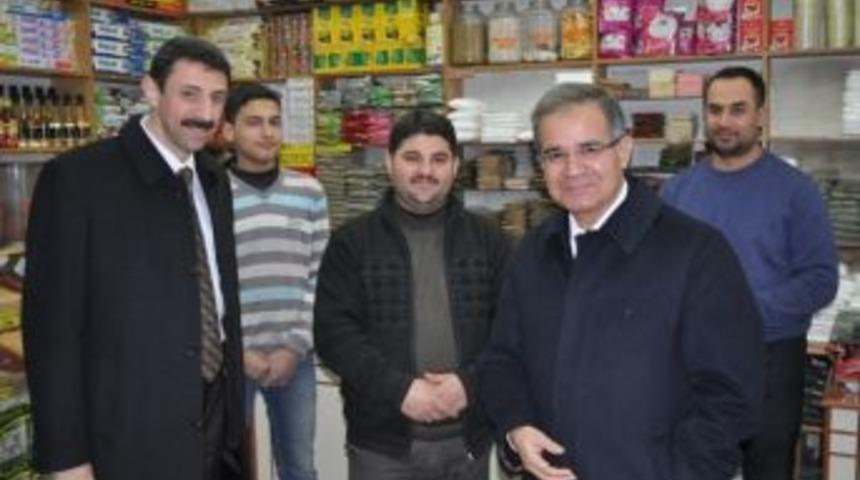 Vali Tapsız, Esnaf Ziyaretlerine Devam Ediyor&rlm;