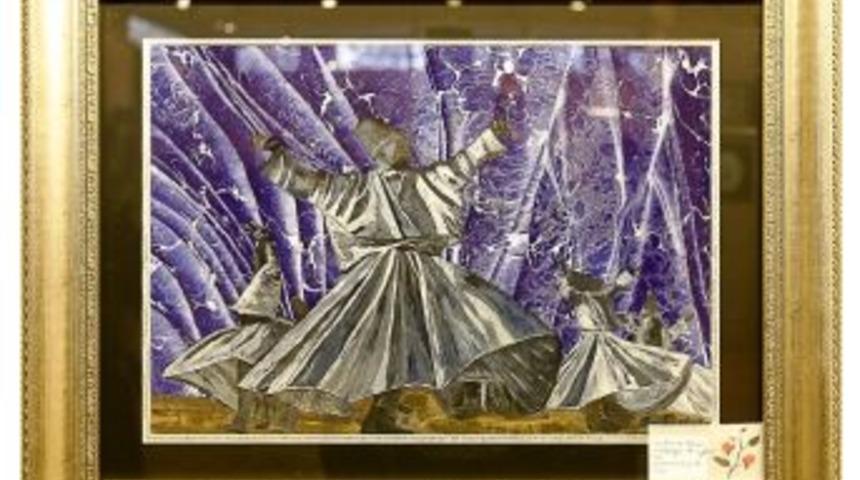 Başkan Tuna, Ebru Sergisinin A&ccedil;ılışını Yaptı