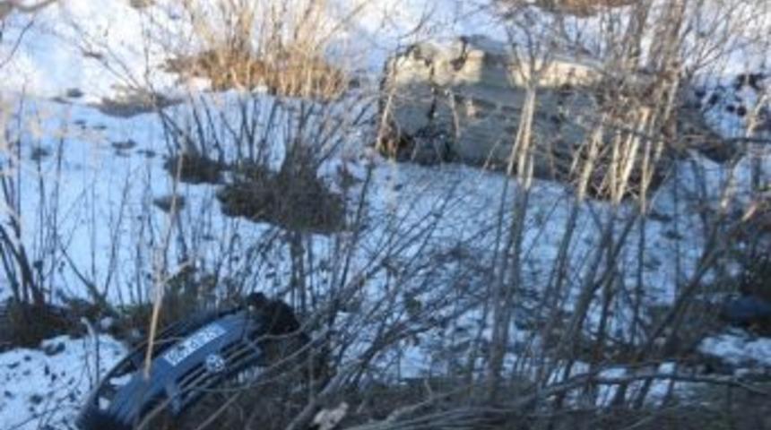 Otomobil Takla Attı: 1 Yaralı