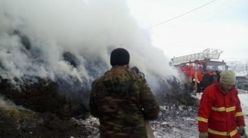 Çıldır'da Ot Yangını