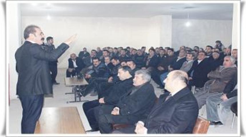 Sanayi Sitesi Esnaflarından &Ccedil;oban'a Ziyaret