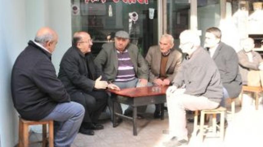 Başkan G&uuml;mr&uuml;k&ccedil;&uuml;oğlu Esnaf Ziyaretlerine Devam Ediyor