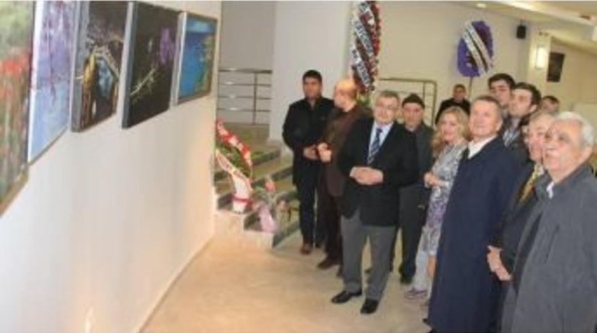 Ressam Şennur Resim Sergisini A&ccedil;tı