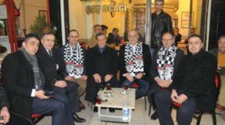 Başkan Erg&uuml;n Kandilde Esnafla Buluştu