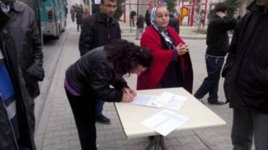 Hamitler Sakinlerinden Sarı Otob&uuml;slerin Yeniden Sefere Başlaması İ&ccedil;in İmza Kampanyası